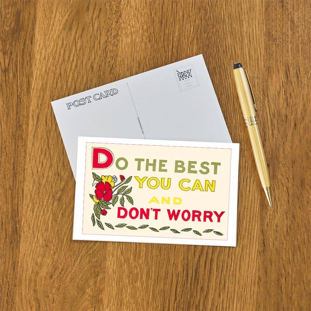 Do the Best You Can Postcard