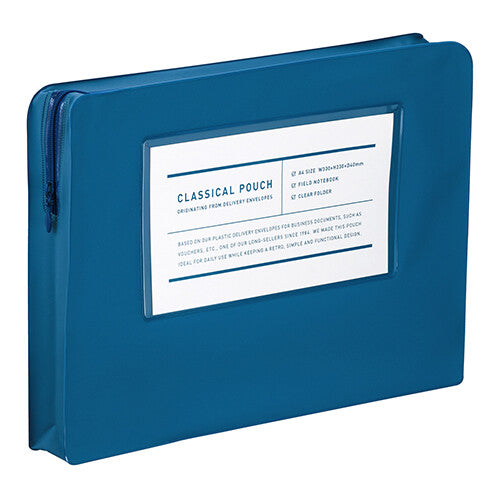 Kokuyo Classic Organizer Pouch / A4 / Blue
