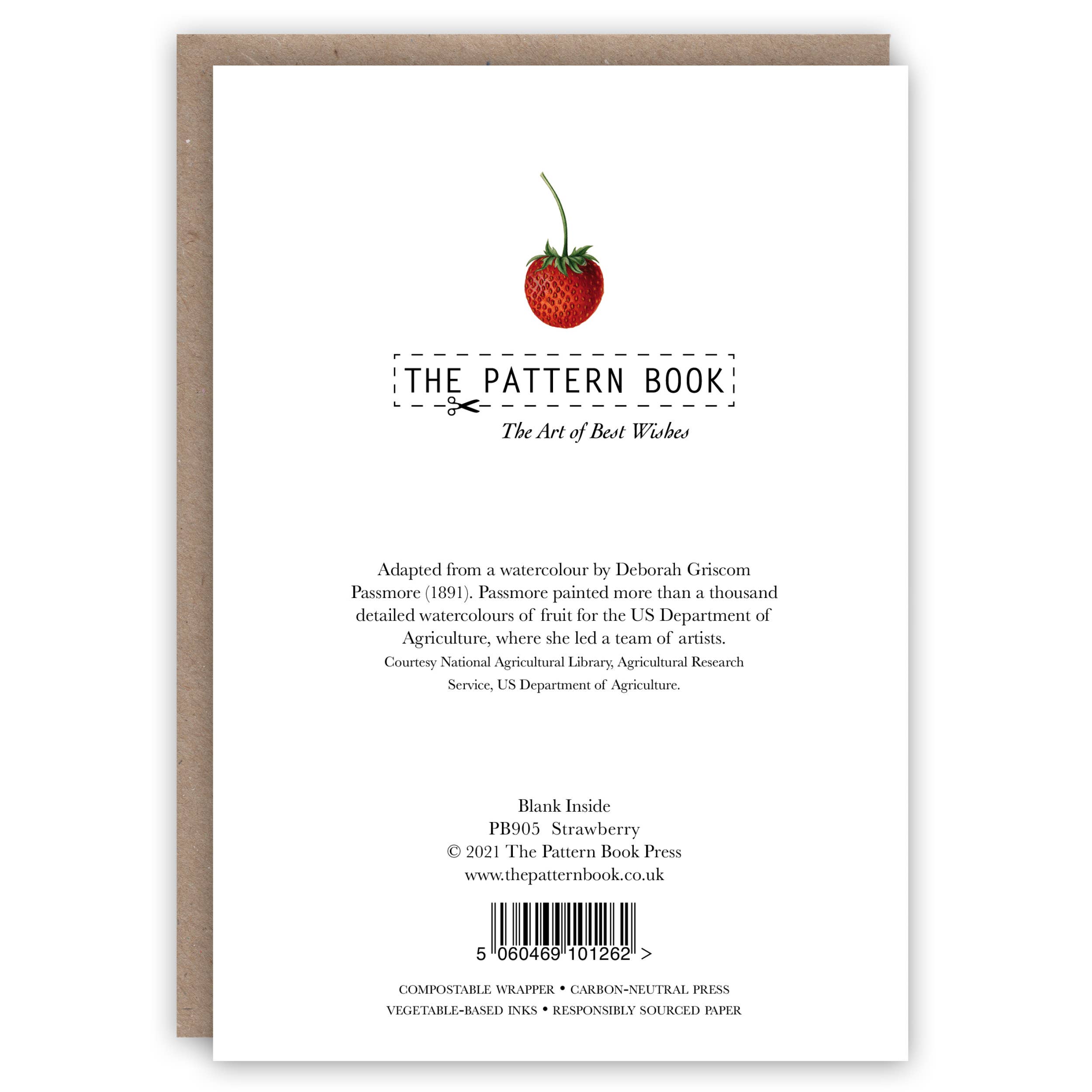 Strawberry greeting card