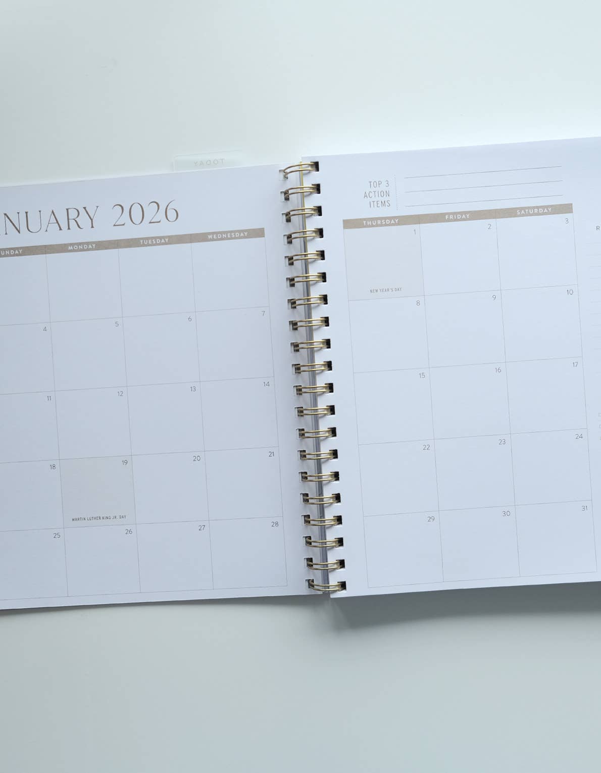 2026 Softcover Planner / Primary Blooms