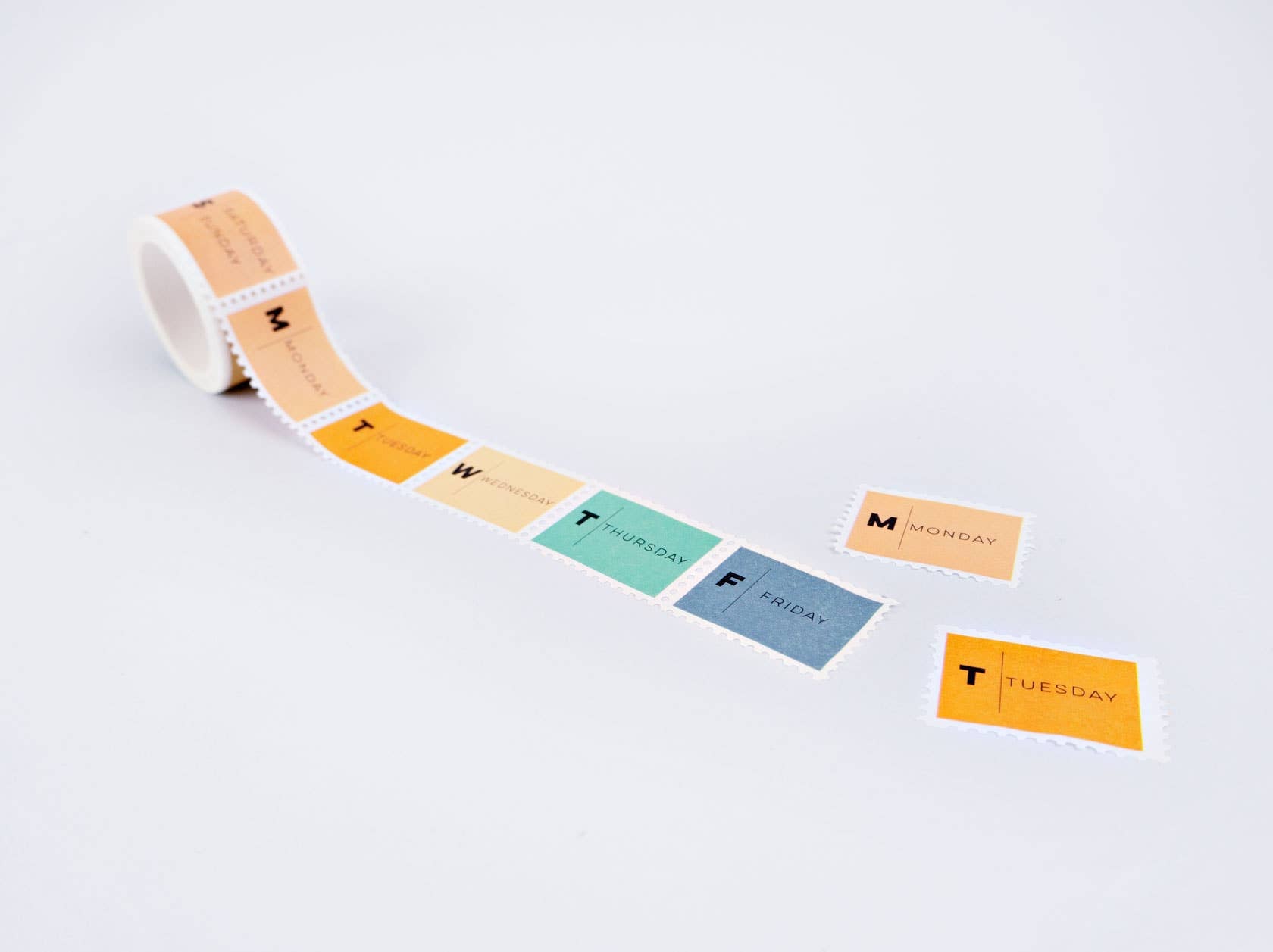 Days of the Week Stamp Washi Tape