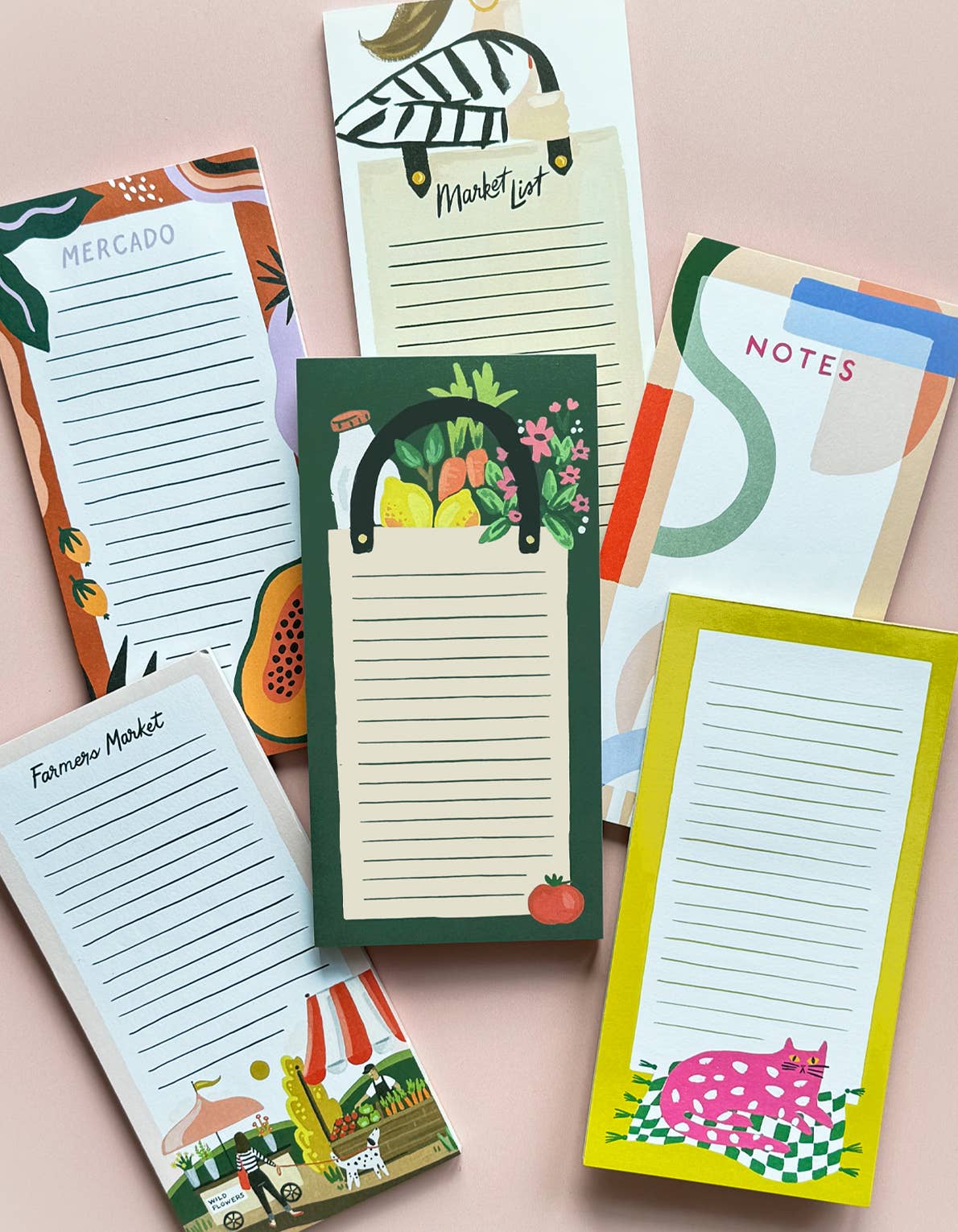 Magnetic Market List Notepad / Kitty