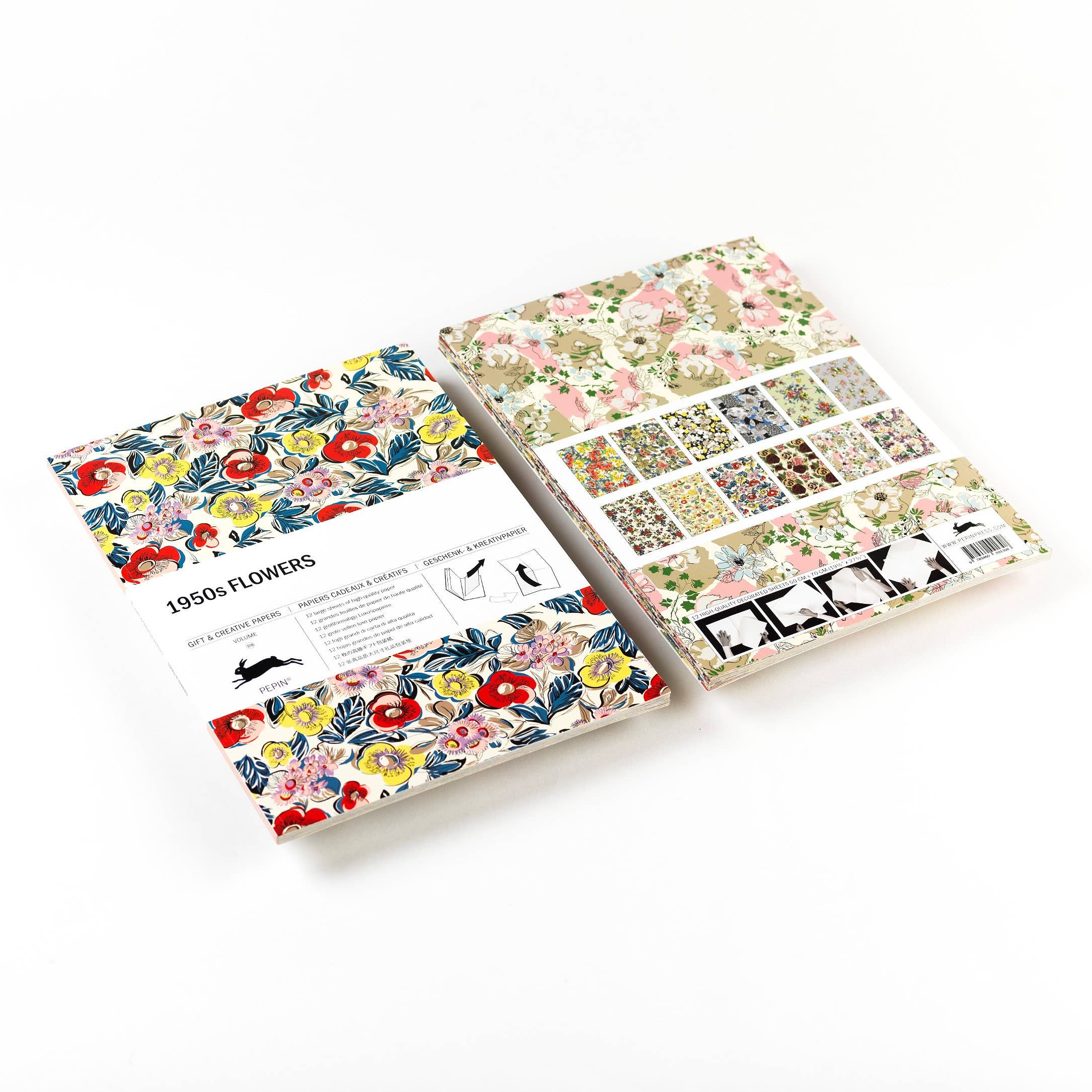 1950s Flowers Gift & Creative Paper Book Vol. 108