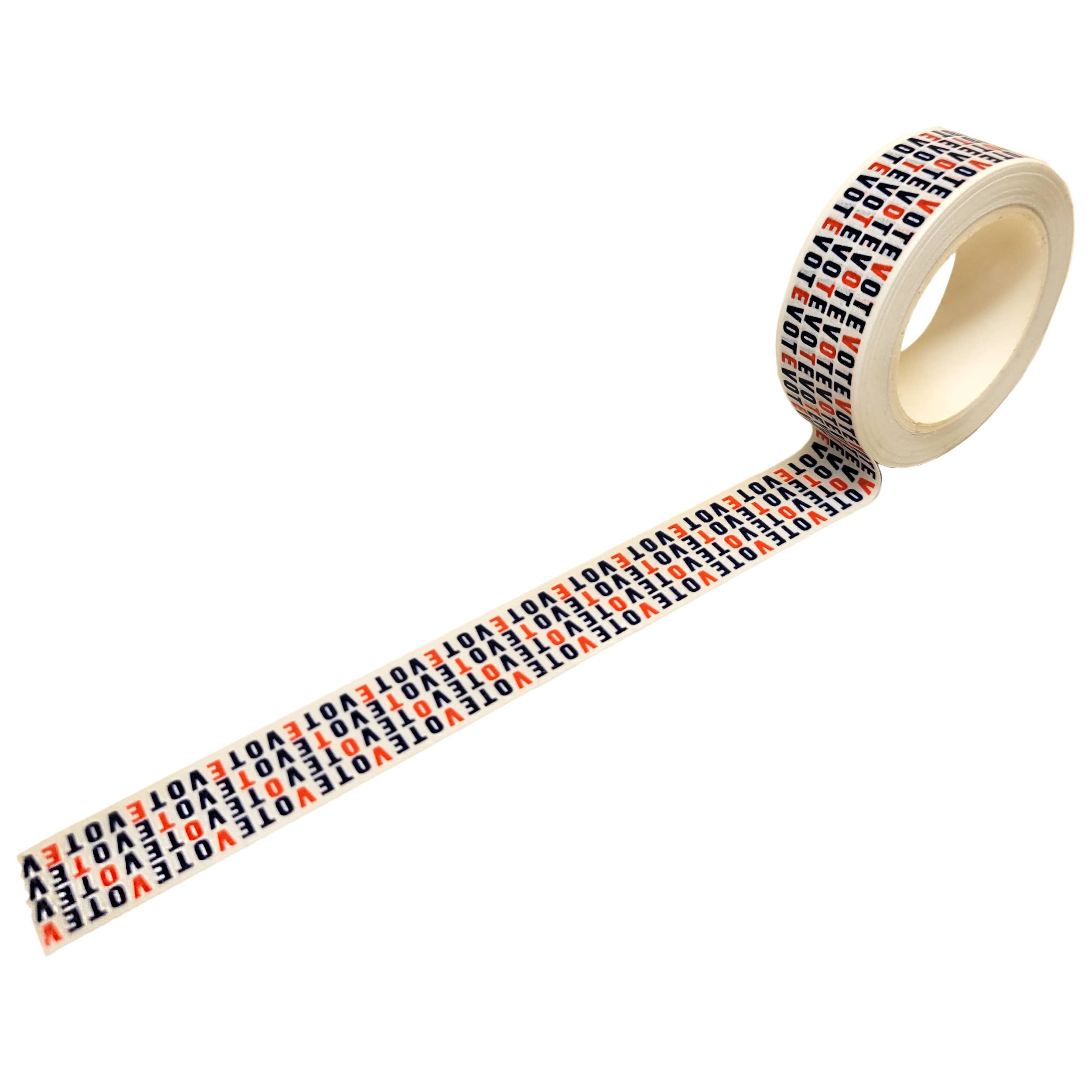 Vote Print Washi Tape