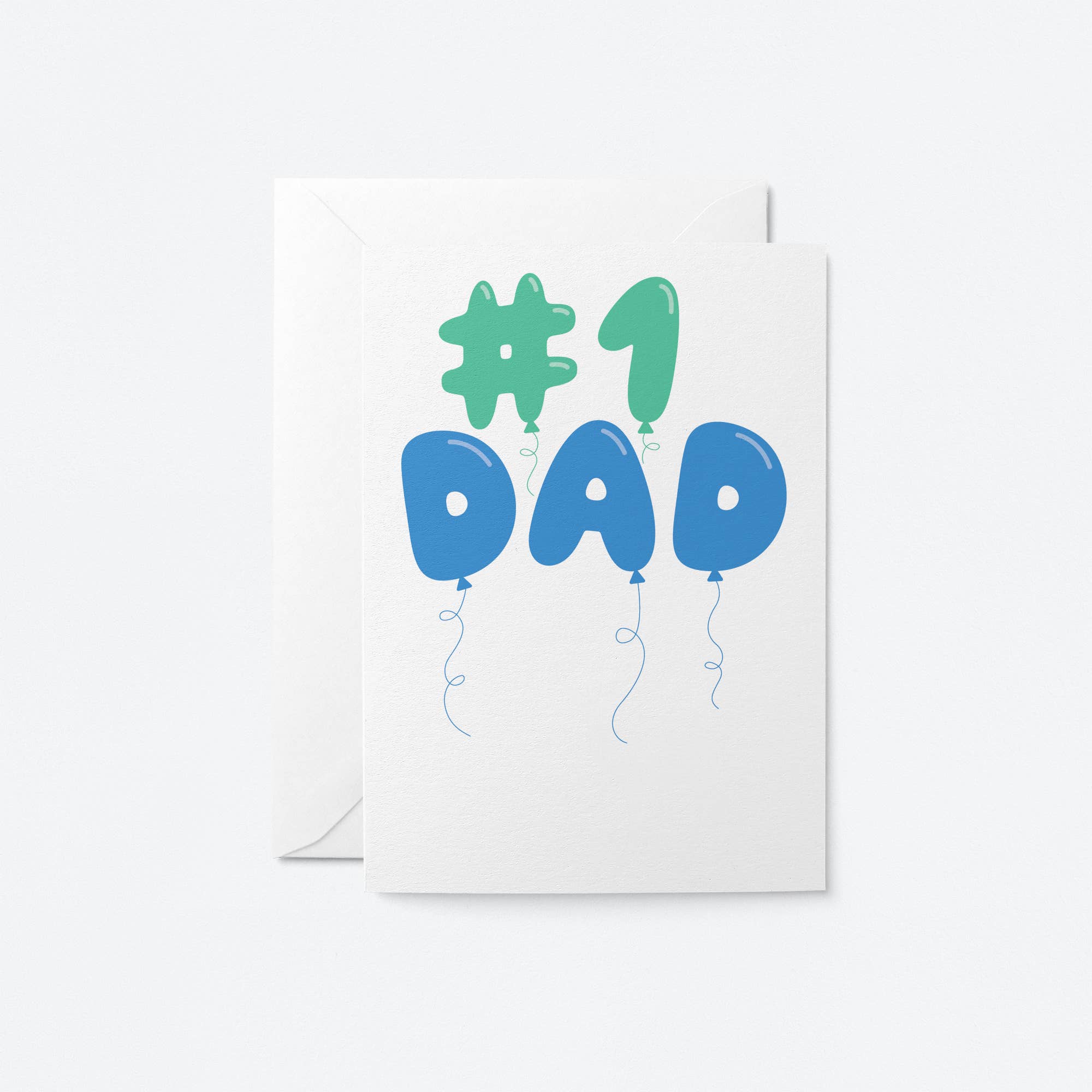#1 Dad Card