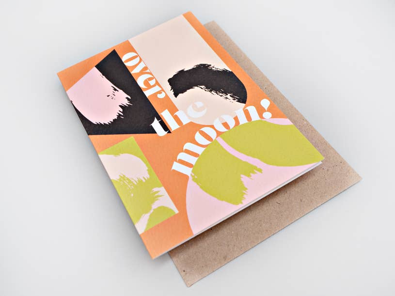 Bowery Over the Moon Card
