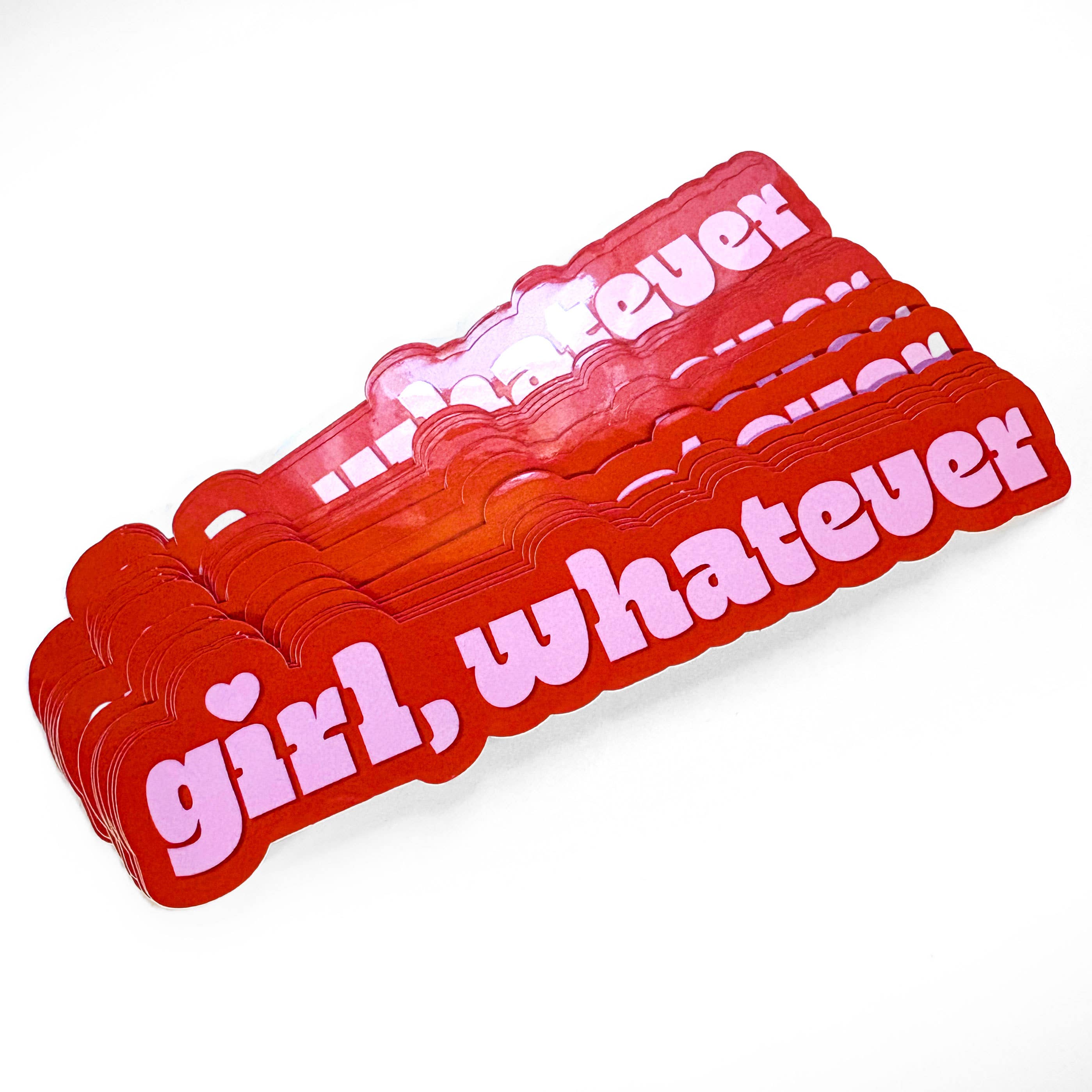 Girl, Whatever Vinyl Sticker