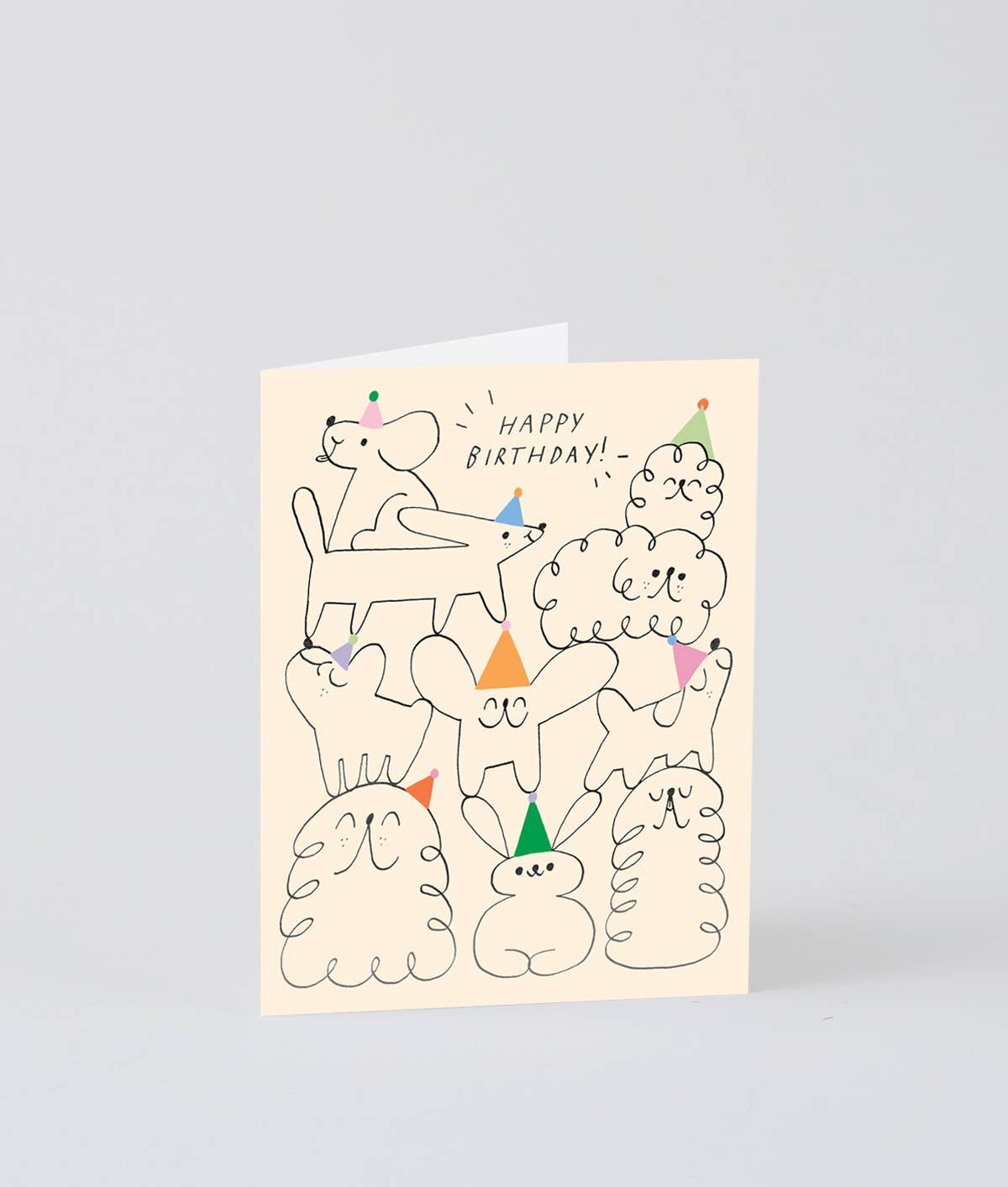 Happy Birthday Animal Stack Card