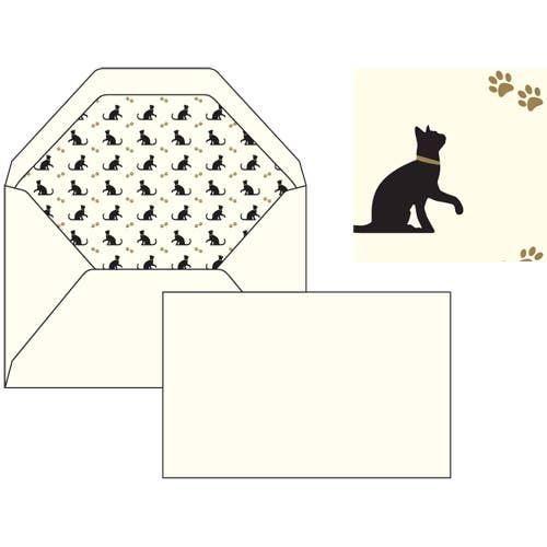 Rossi 1931 Letterpress Gold Foil Flat Card Letter Sets