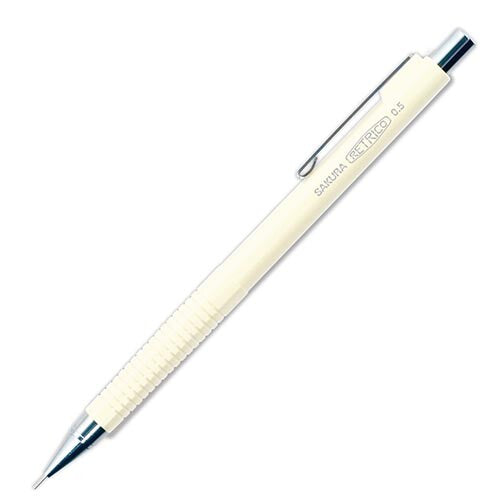 Sakura Retrico Mechanical Pencil / 0.5mm / White