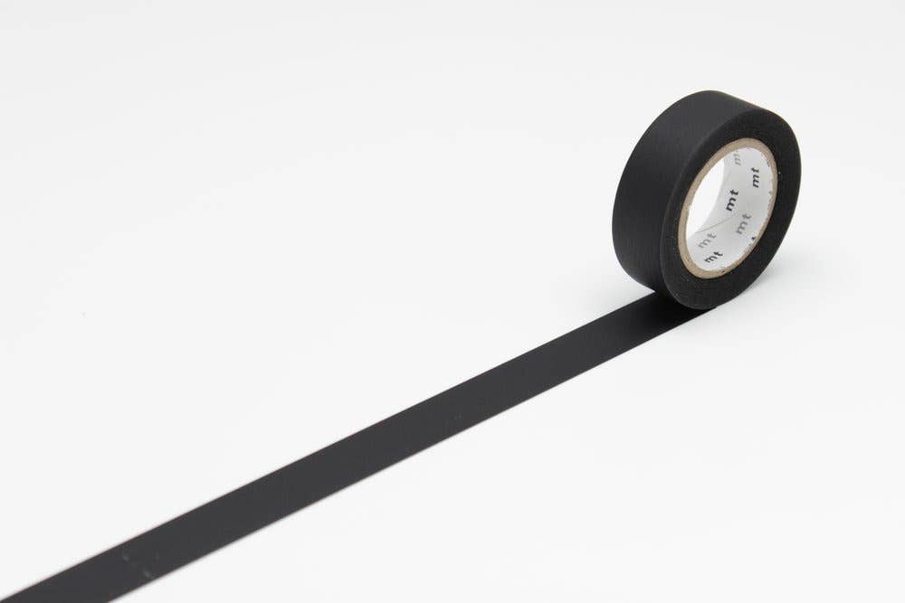 Matte Black Washi Tape
