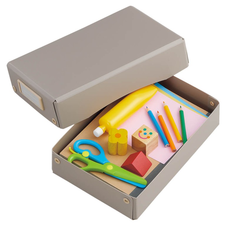 Lihit Lab Roomy Desk Tray A5 Size / Gray