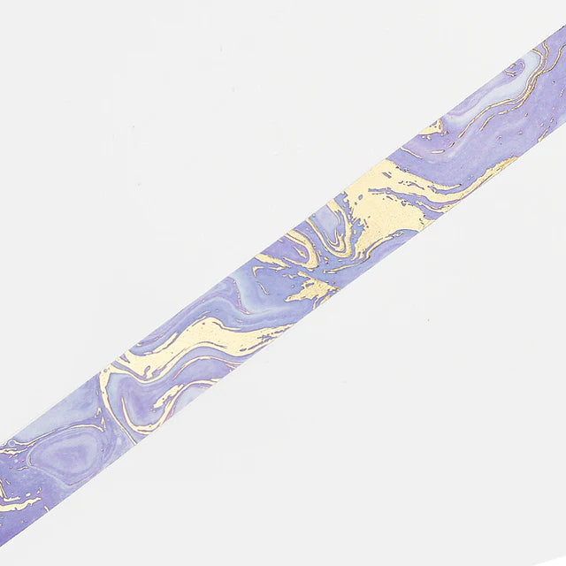 BGM Marble Stone Washi Tape / Purple Stone Pattern