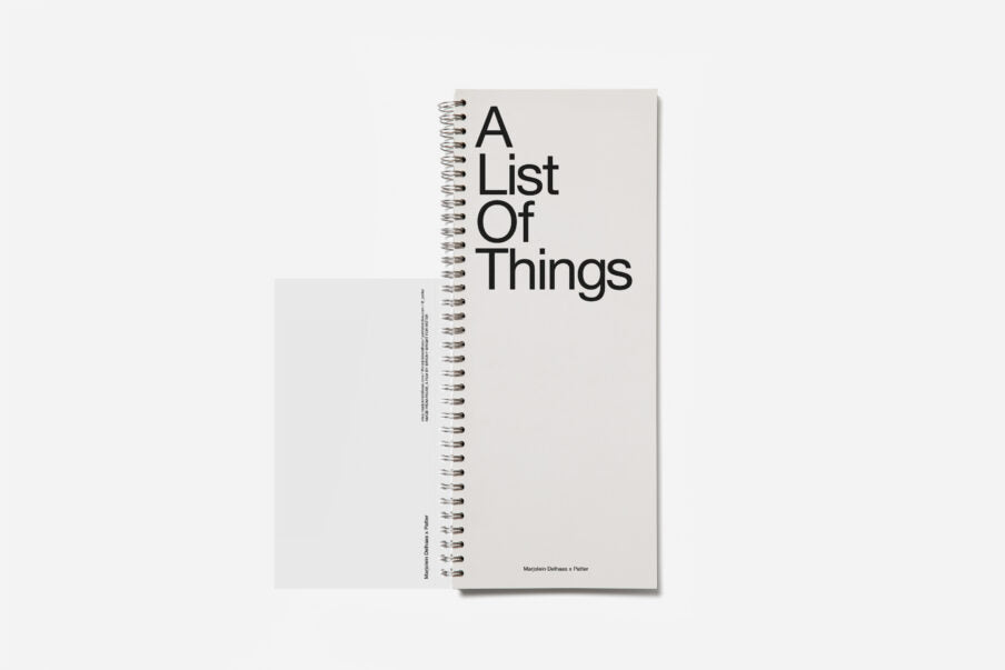 Marjolein Delhaas List of Things / Edition II / Off-White