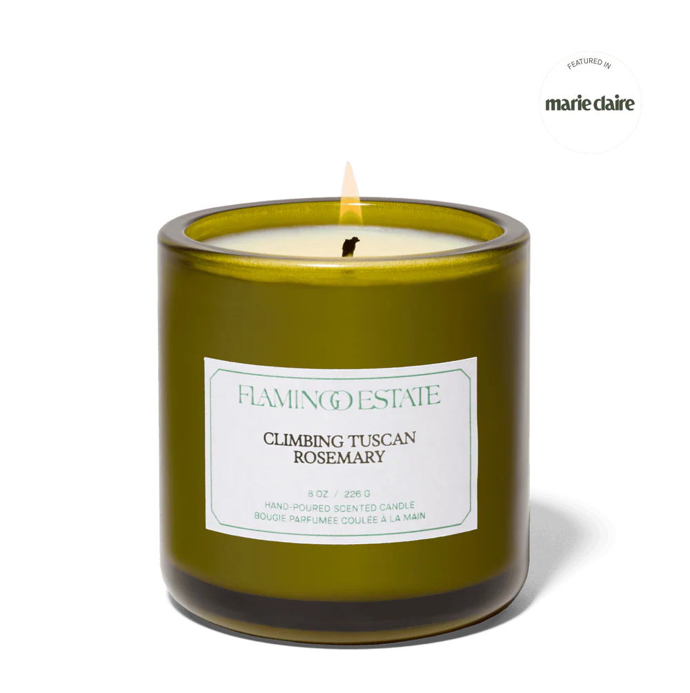 Climbing Tuscan Rosemary Candle by Flamingo Estate