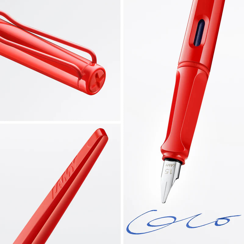 LAMY joy Fountain Pen / Strawberry / 1.5mm Nib