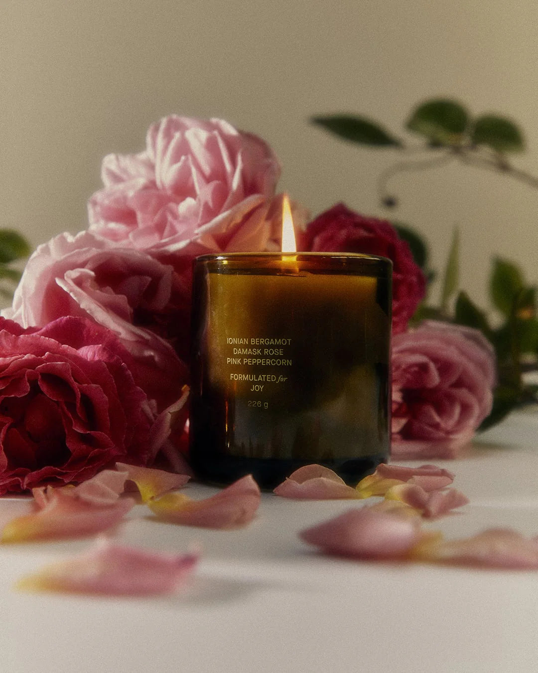 Night Blooming Jasmine & Damask Rose Candle by Flamingo Estate