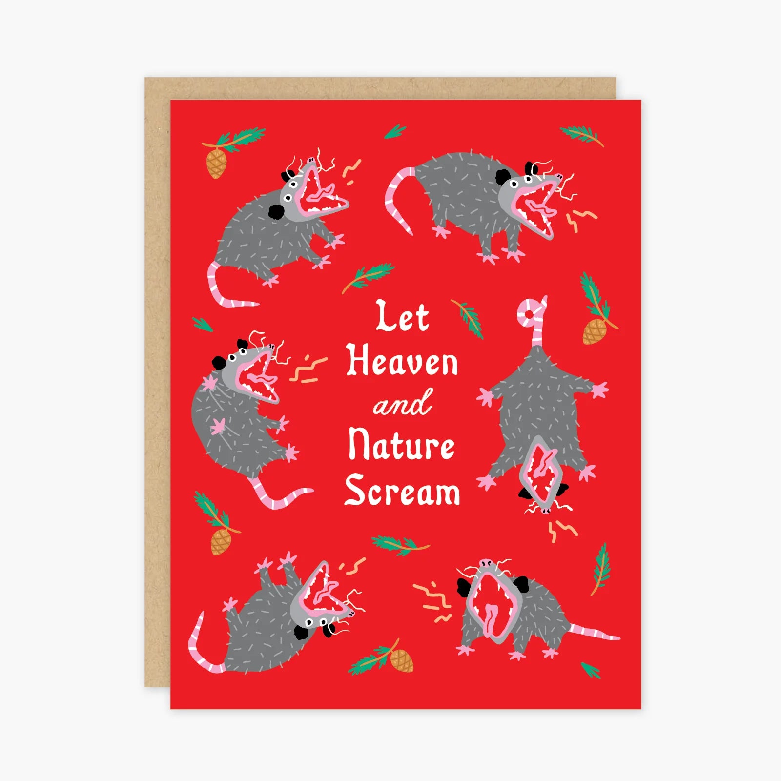 Boxed Let Heaven and Nature Scream Holiday Cards
