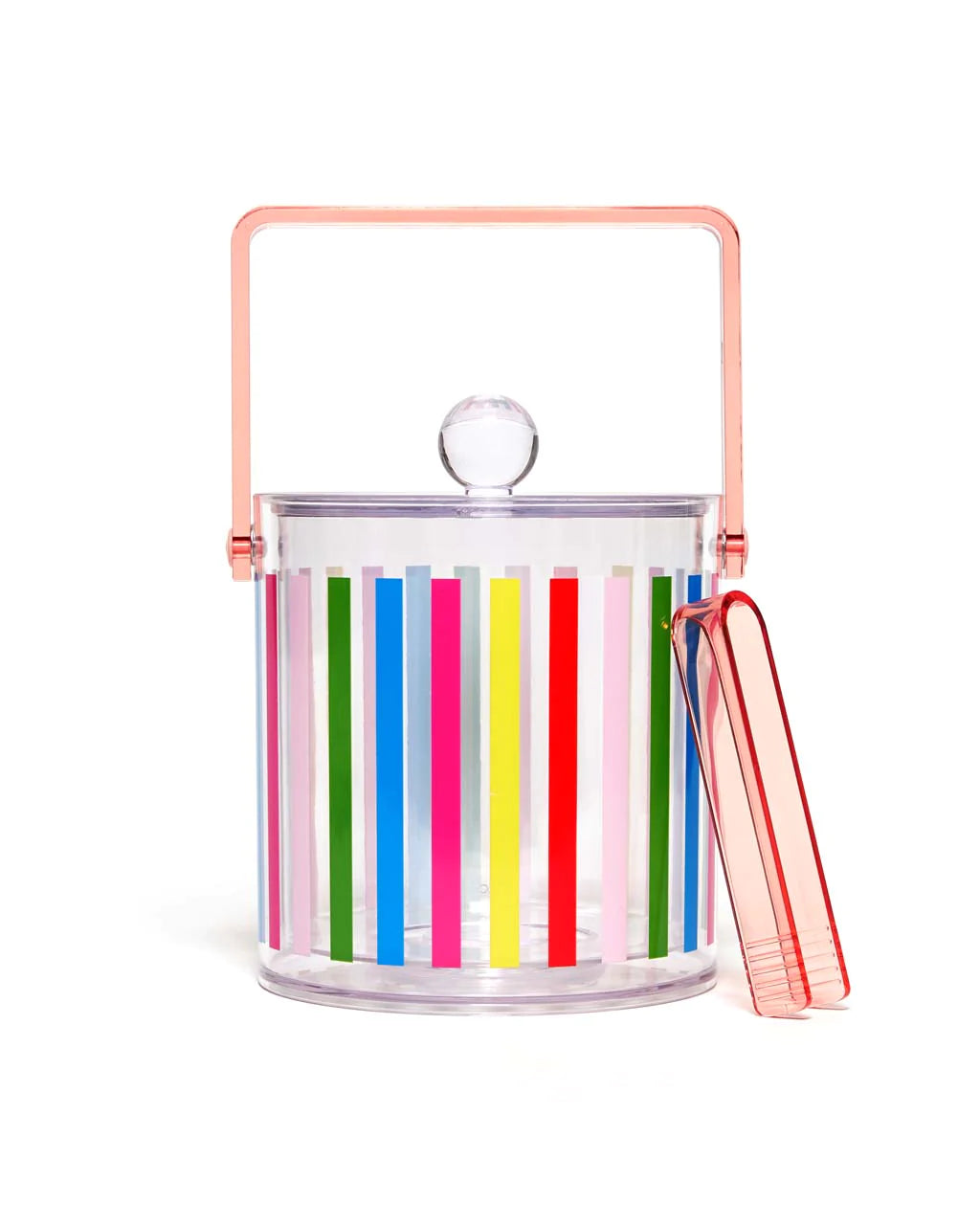 Acrylic Striped Ice Bucket