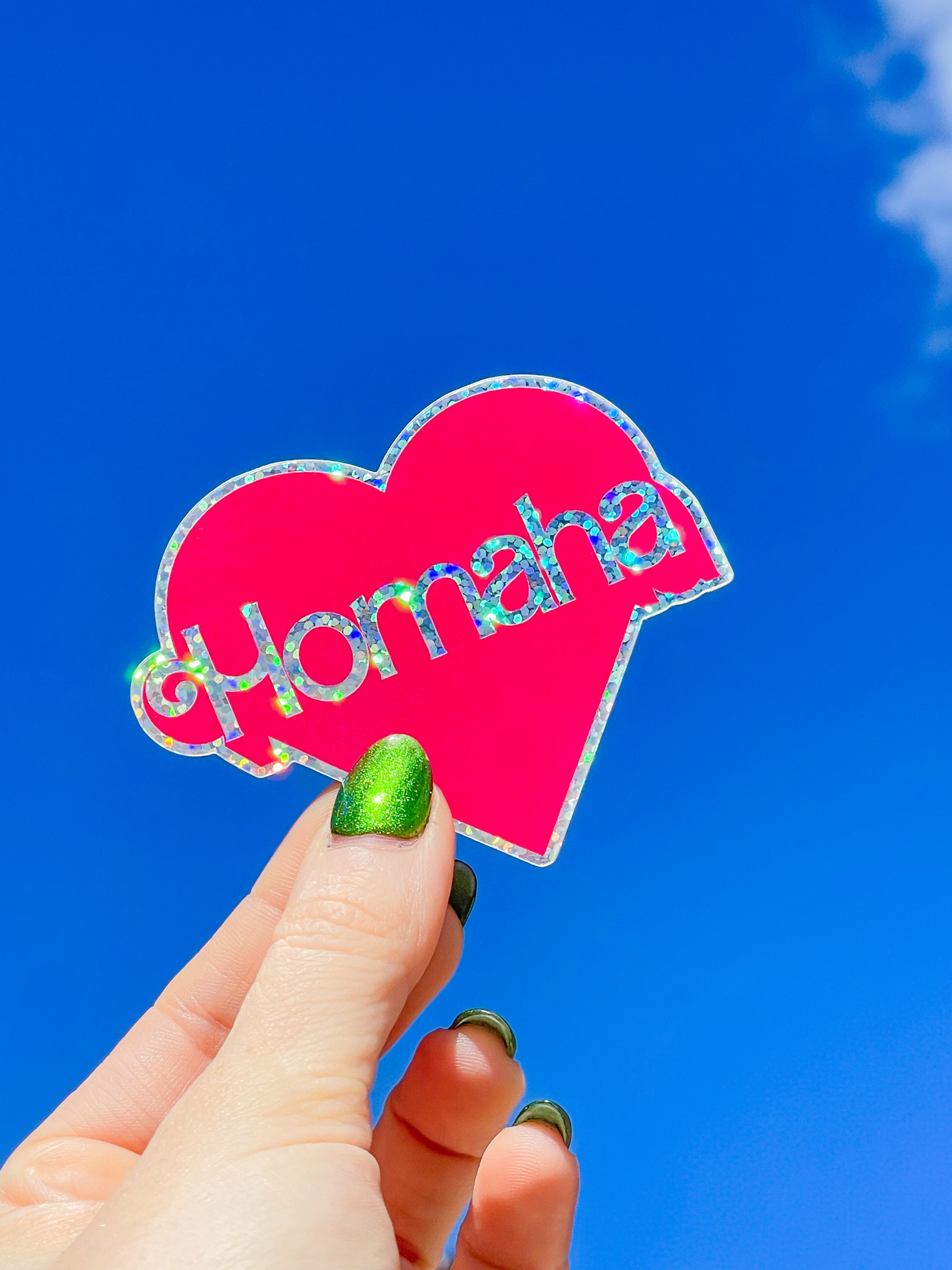 Homaha Barbie Heart Sticker
