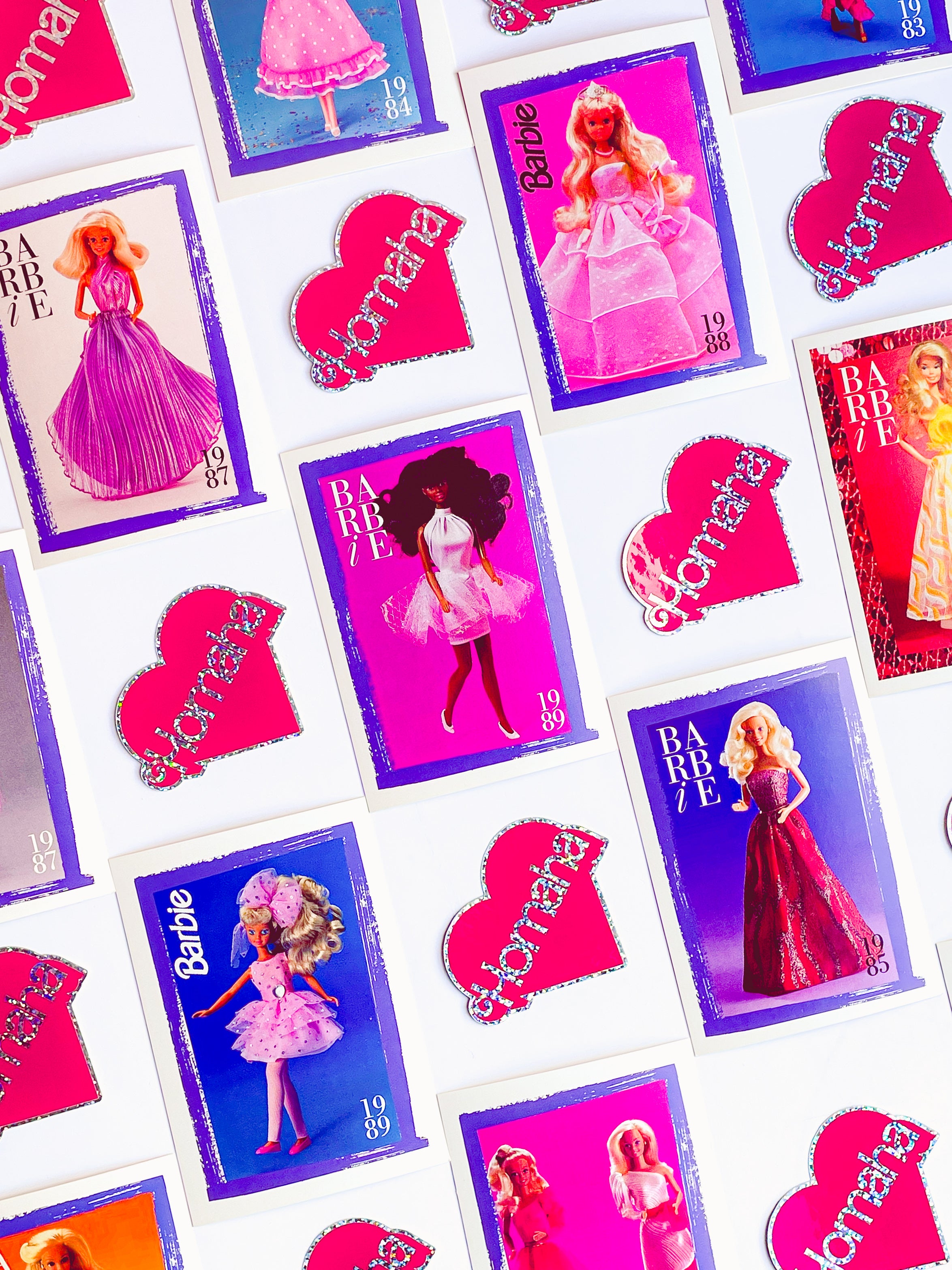 Homaha Barbie Heart Sticker