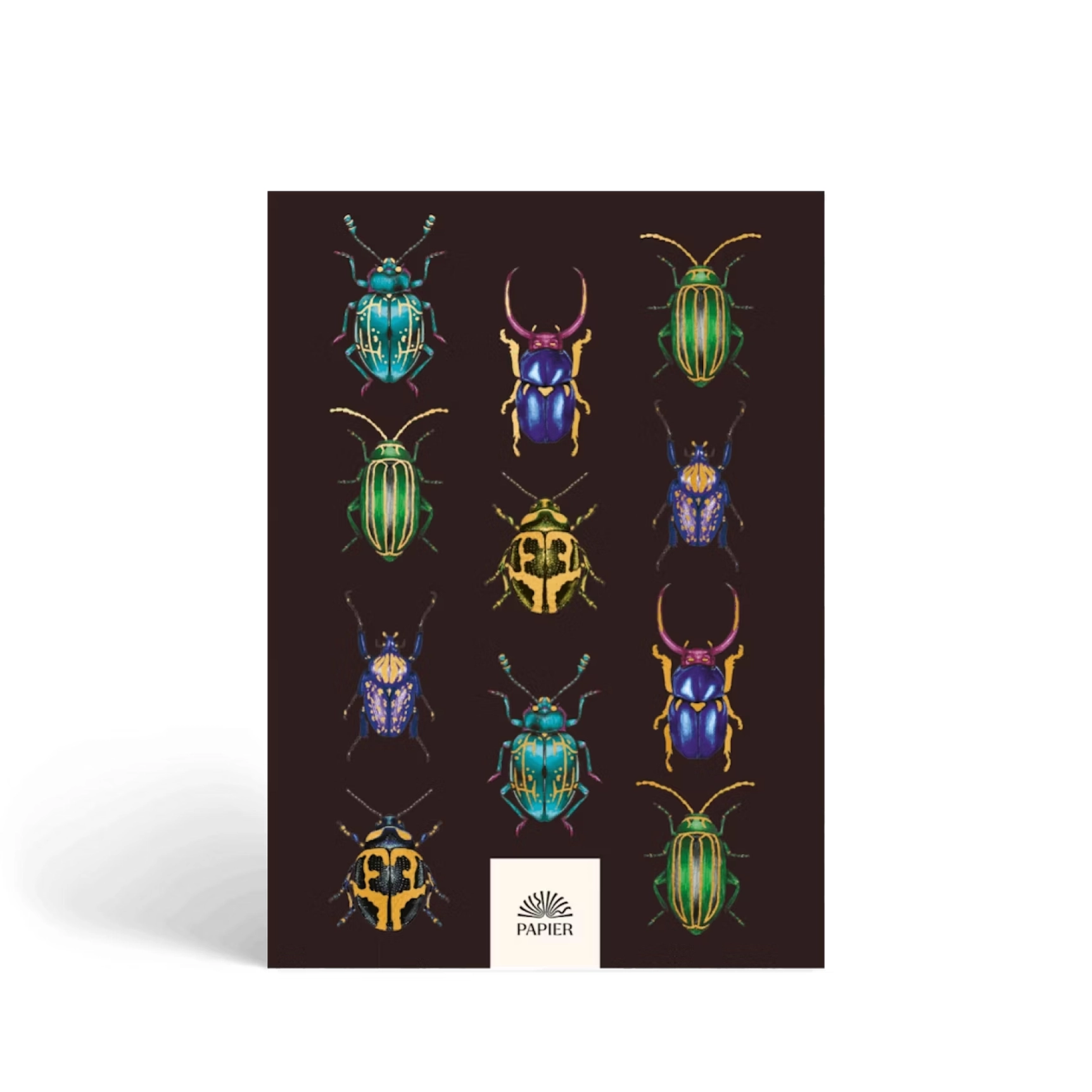 Beetles Lined Notebook