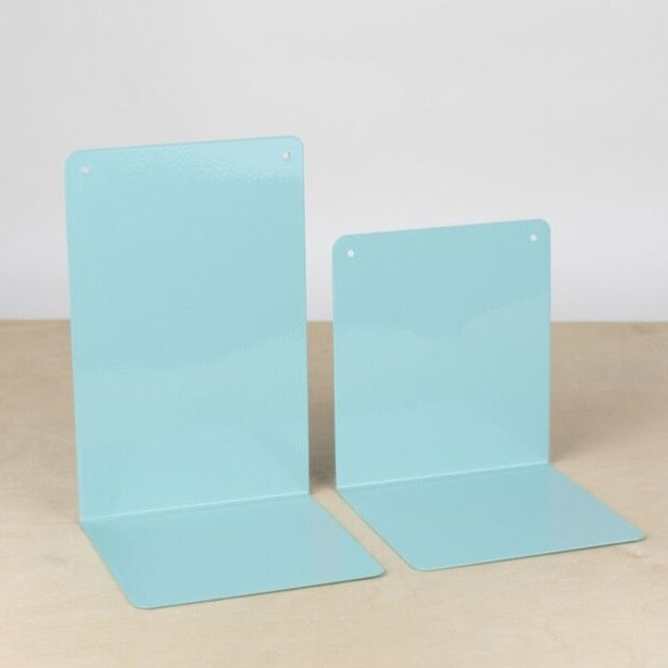 Steel Italian Bookends / Mint