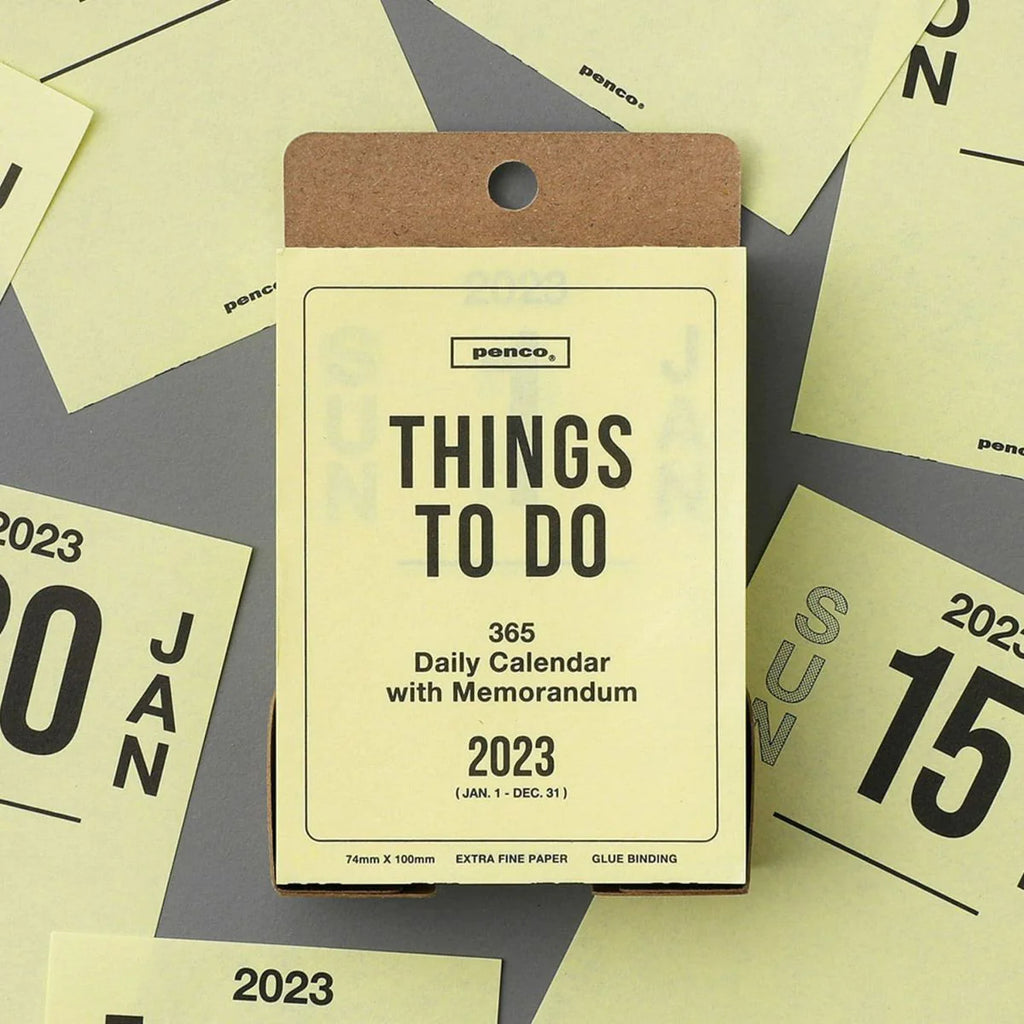 2026 Penco Memo Block Calendar