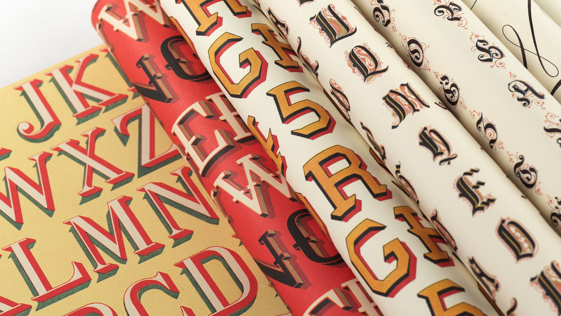 Gift Wrap and Creative Paper Book / Alphabet