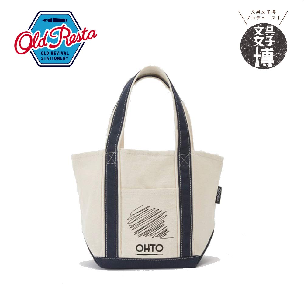 OLD RESTA 2-IN-1 JAPANESE STATIONERY Mini TOTE BAG / OHTO