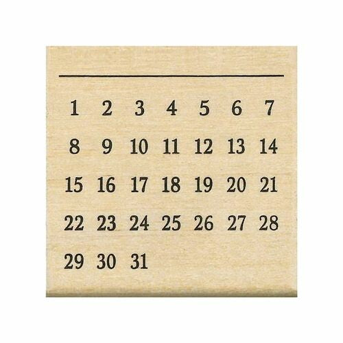 Rubber Stamp / Month