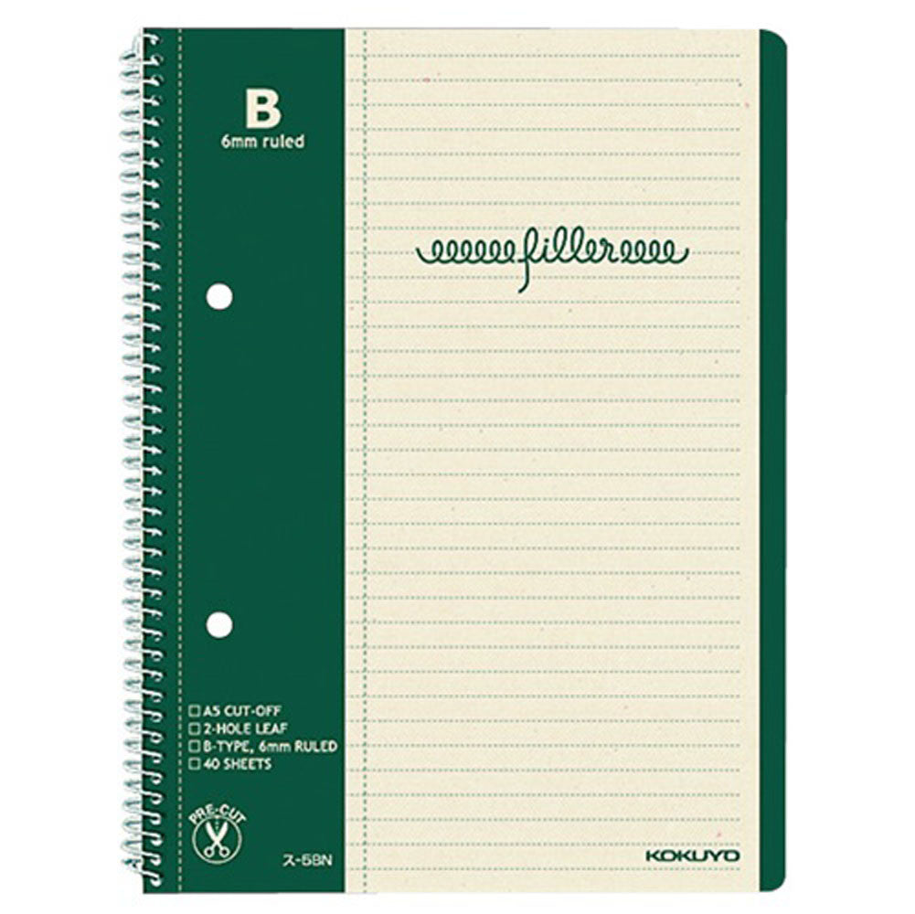 Kokuyo Filler Notebook / A5 / Narrow Ruled