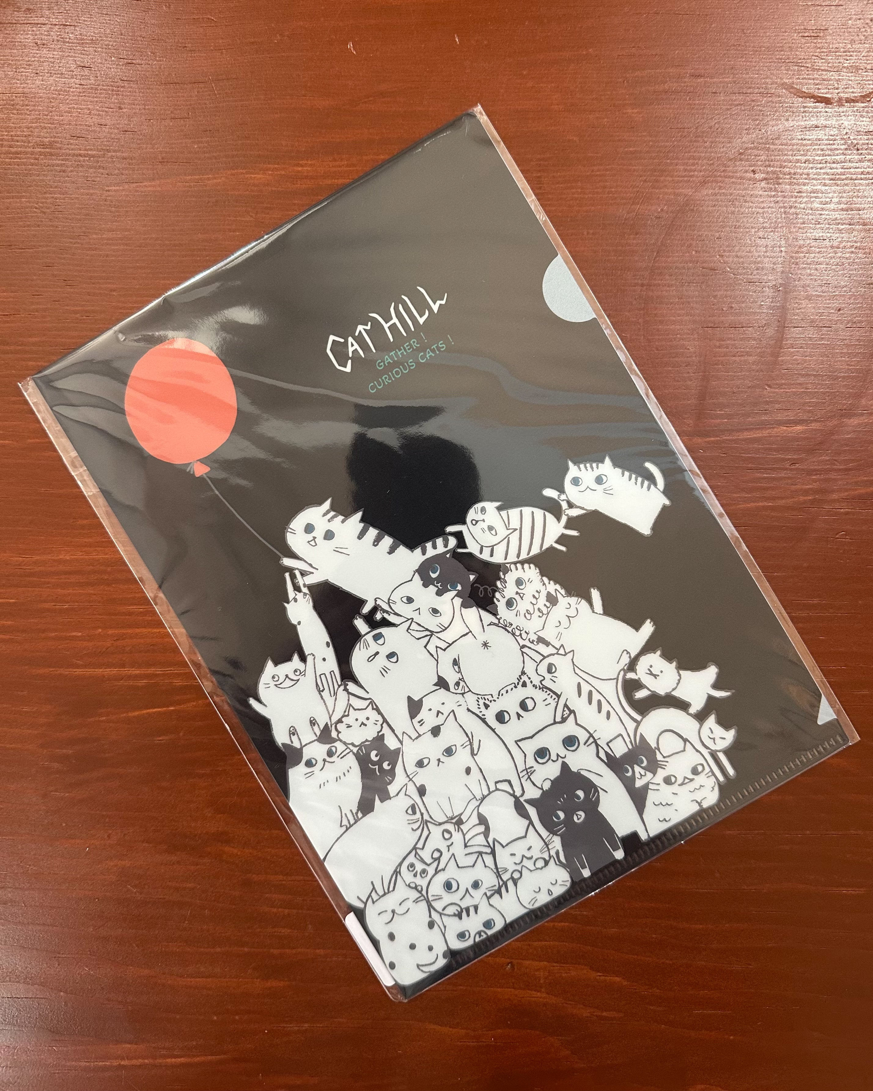 Shinzi Katoh A5 File / Cat Hill / Black