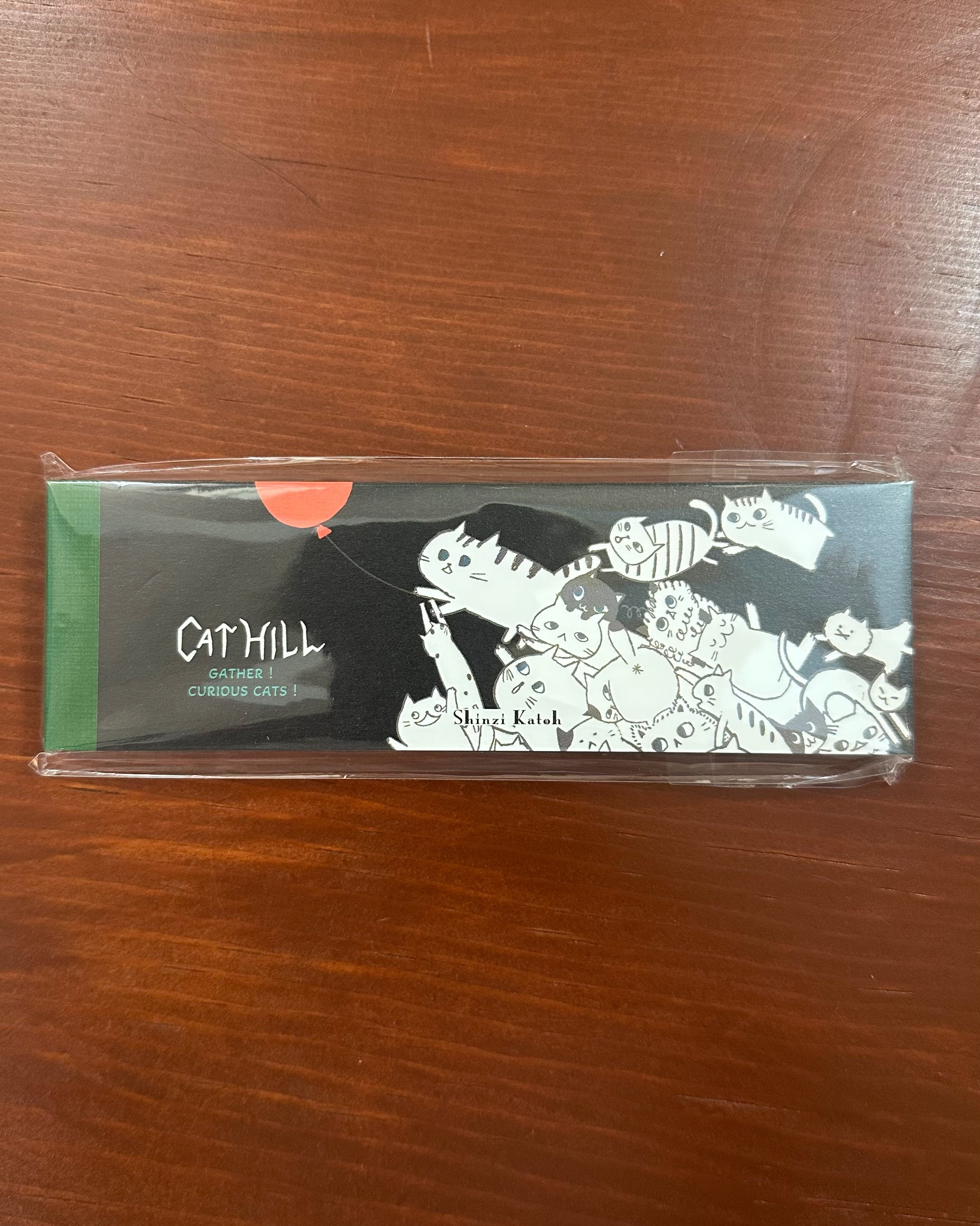 Shinzi Katoh Slim Memo Pad / Cat Hill / Black