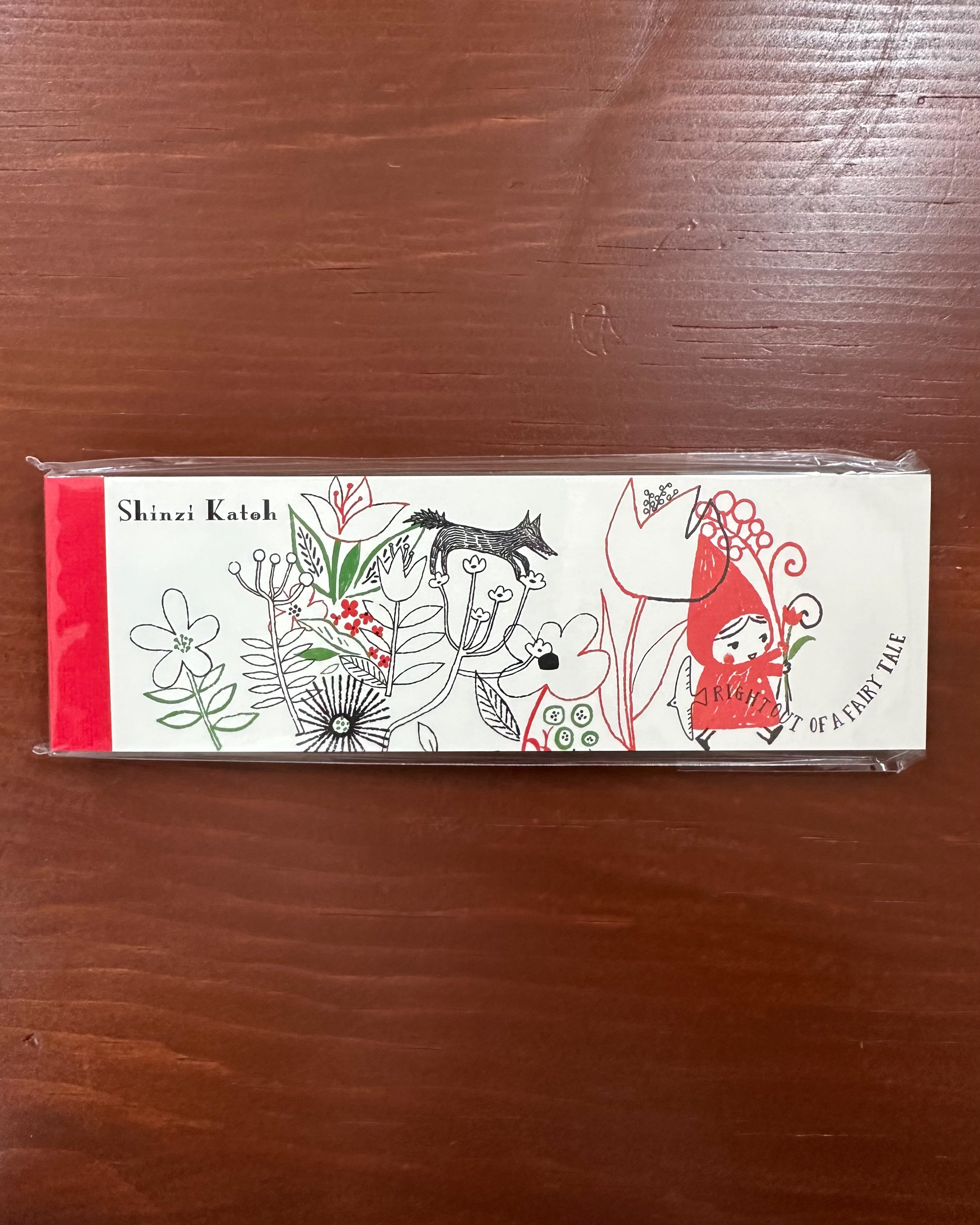 Shinzi Katoh Slim Memo Pad / Red Riding Hood / A Bouquet of Flowers
