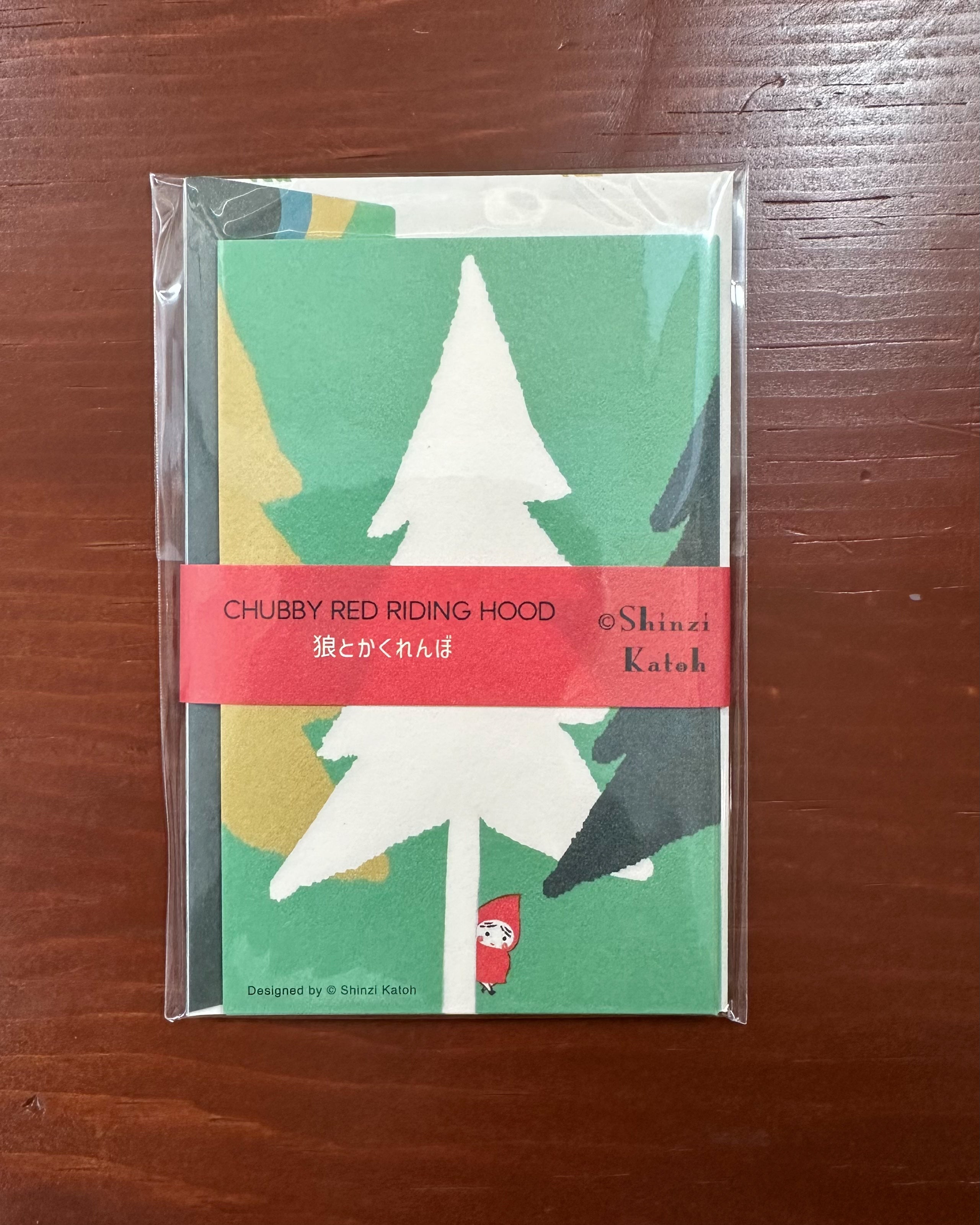 Shinzi Katoh Mini Letter Set / Red Riding Hood / Hide and Seek