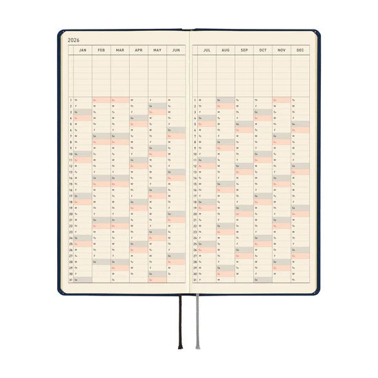 Hobonichi Techo Weeks 2026 MEGA / Cosmo Blue