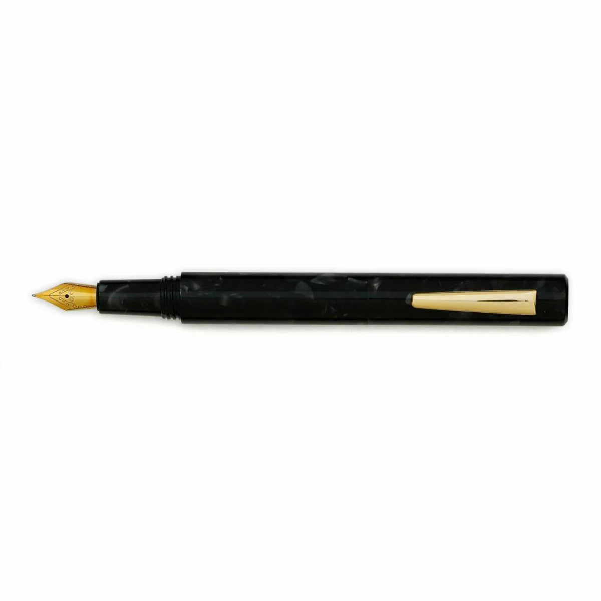 Black Marbled Fountain Pen
