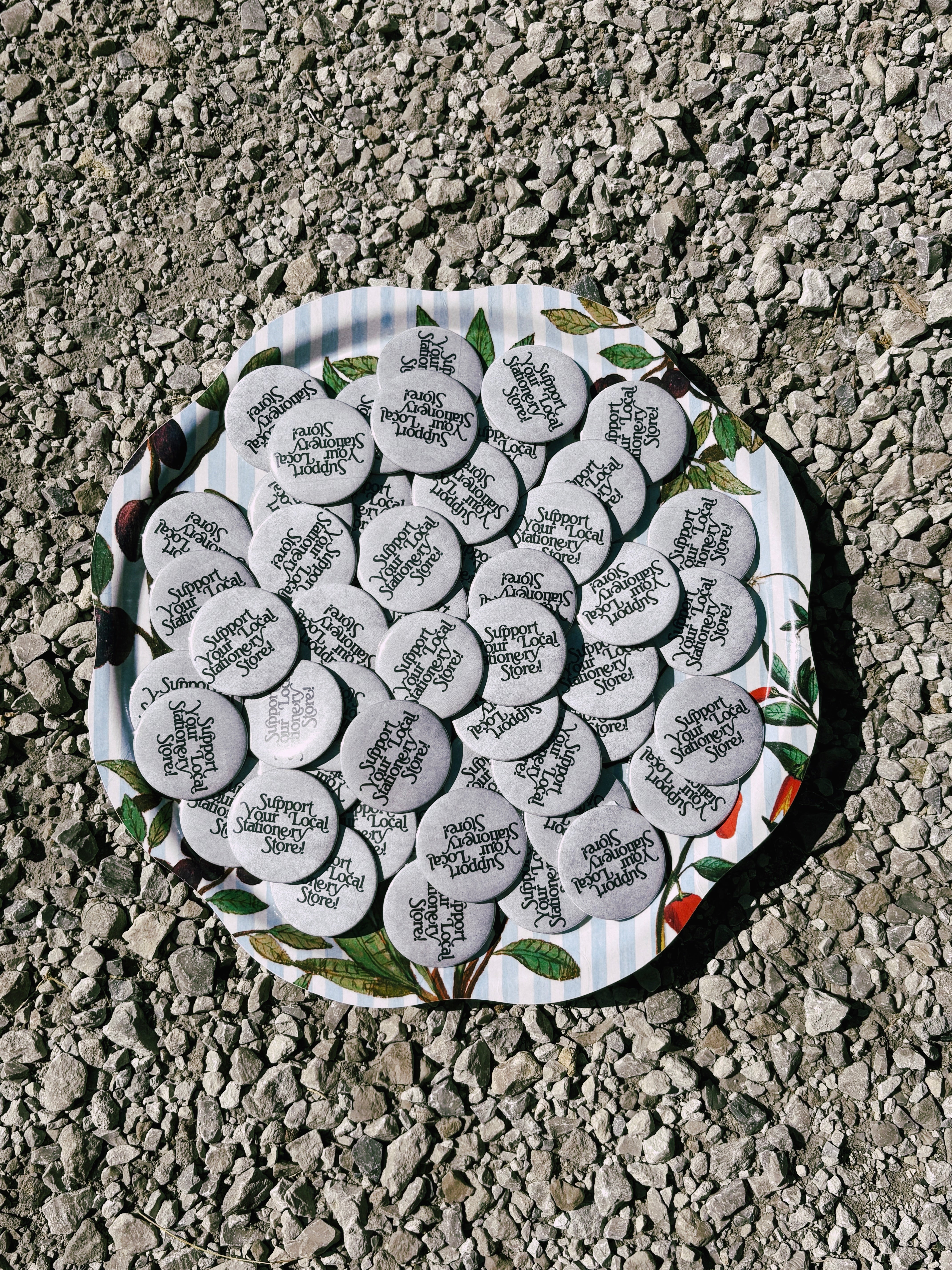 Support Your Local Stationery Store Button