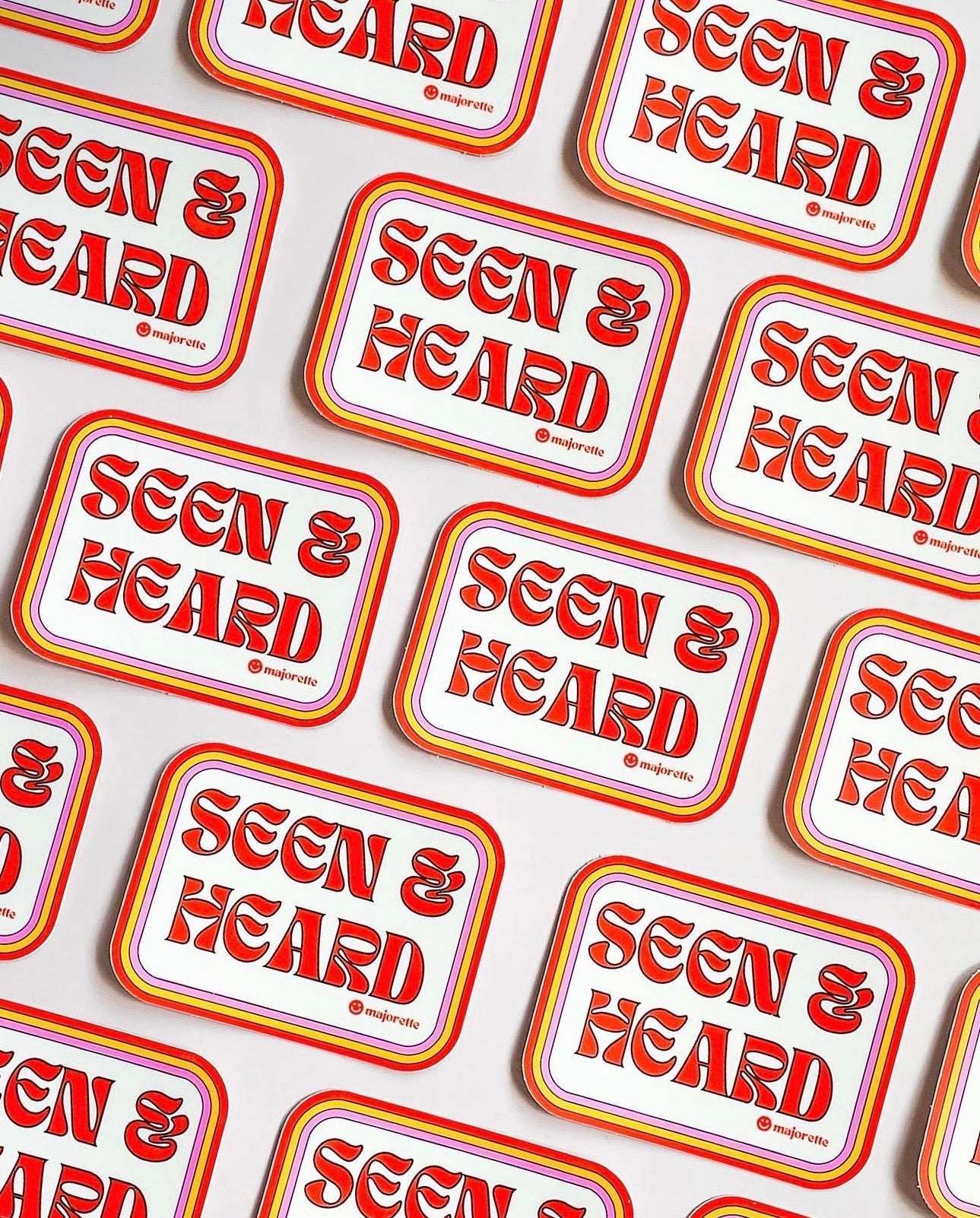 Seen and Heard Sticker