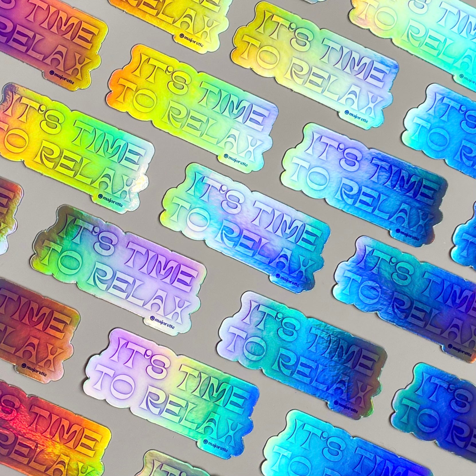 It's Time to Relax Sticker