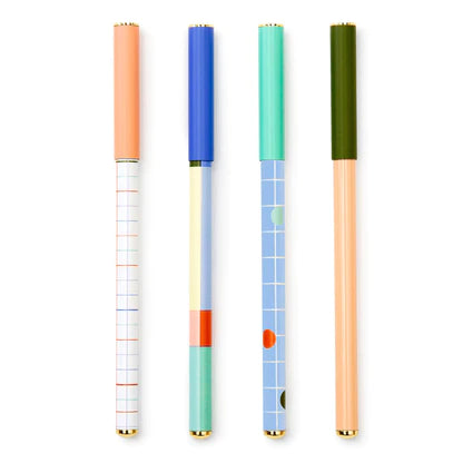 Set of 4 Ballpoint Pens / Madrid