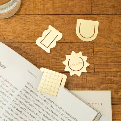 Brass Paper Clip Set