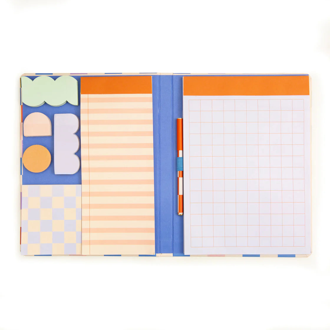 Notepad with Sticky Notes and Pen