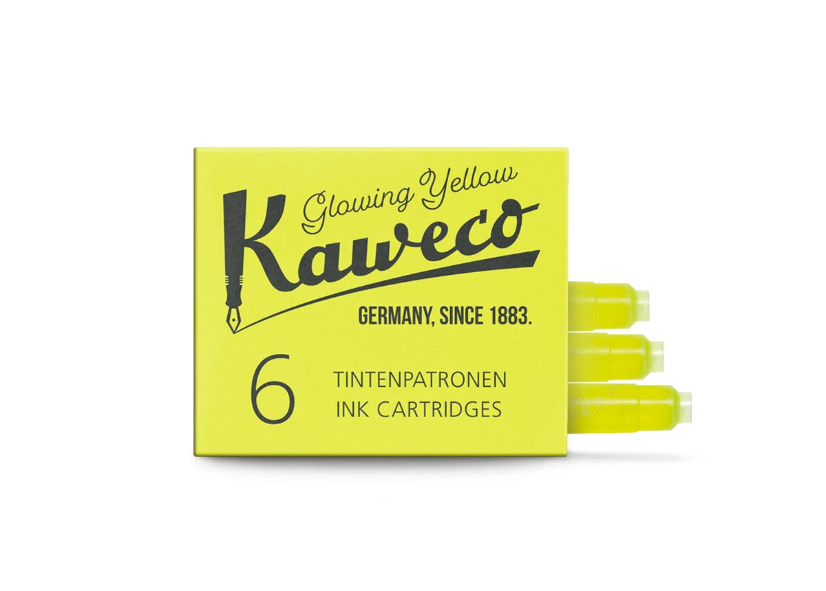 Kaweco ink cartridges, Glowing Yellow
