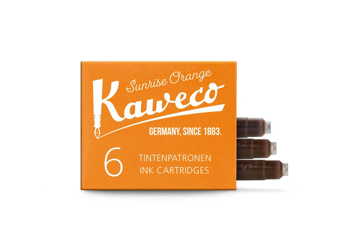 Kaweco ink cartridges, Sunrise Orange