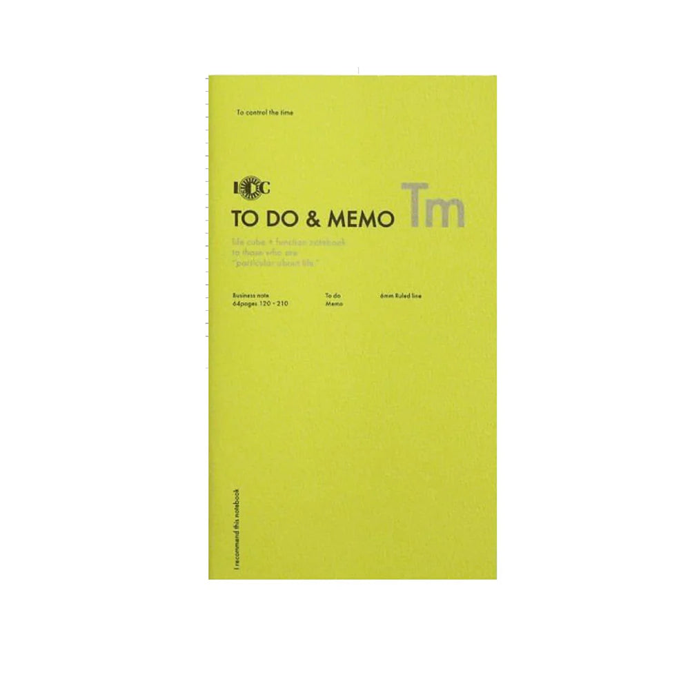 Luddite To-Do + Memo A5 Notebook