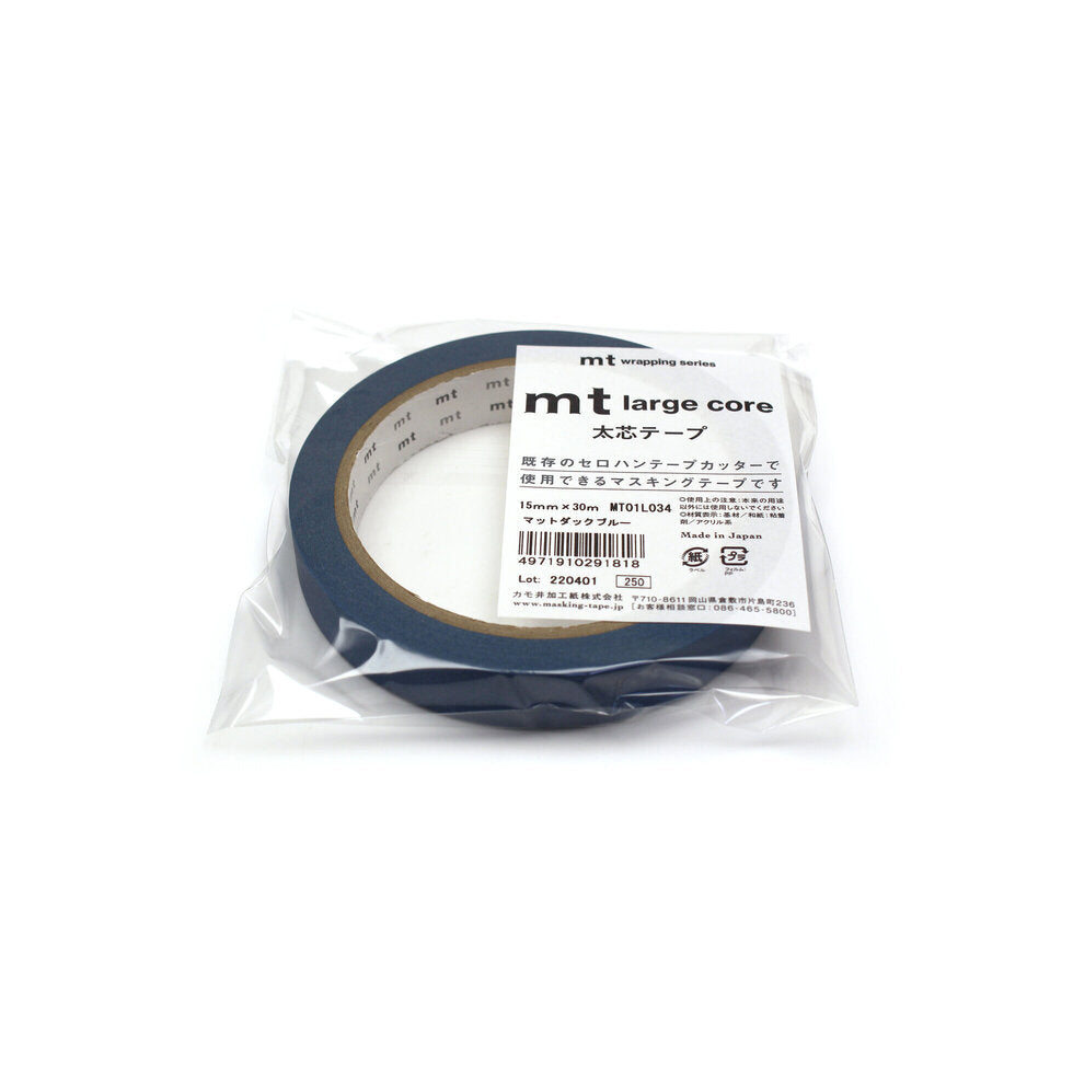 Washi Wrapping Tape / Matte Duck Blue