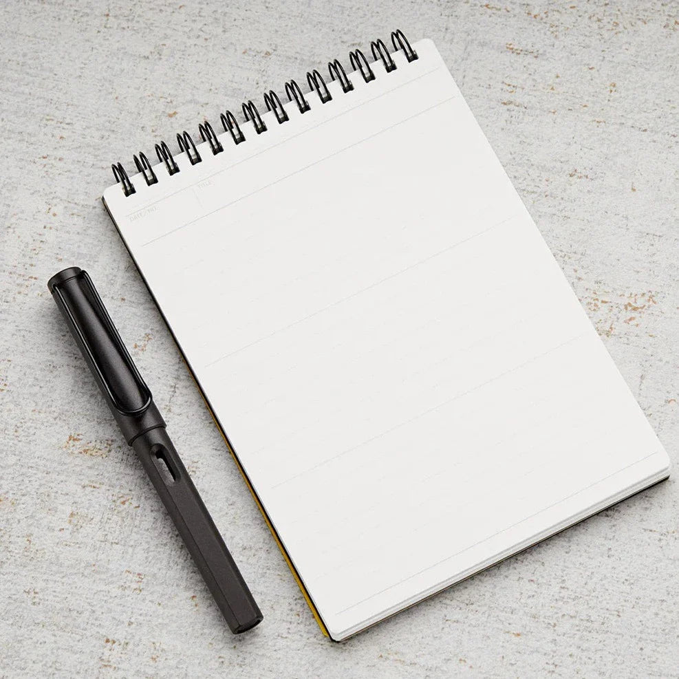 Mnemosyne B6 Lined Top Spiral 196 Notebook