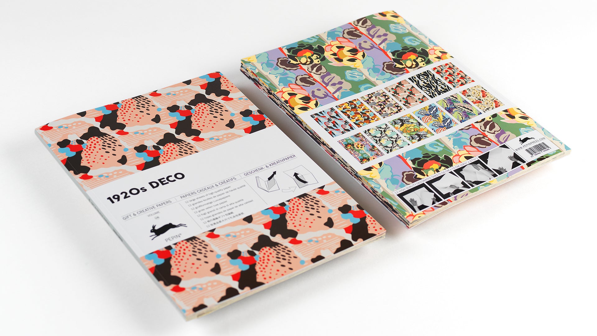 Gift Wrap and Creative Paper Book / 1920's Deco